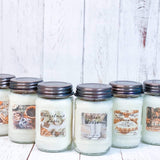 Timber Oak Mason Jar Soy Candles 16oz
