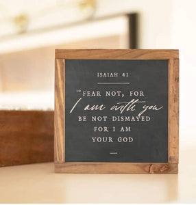 Isaiah 41 Wooden Frame